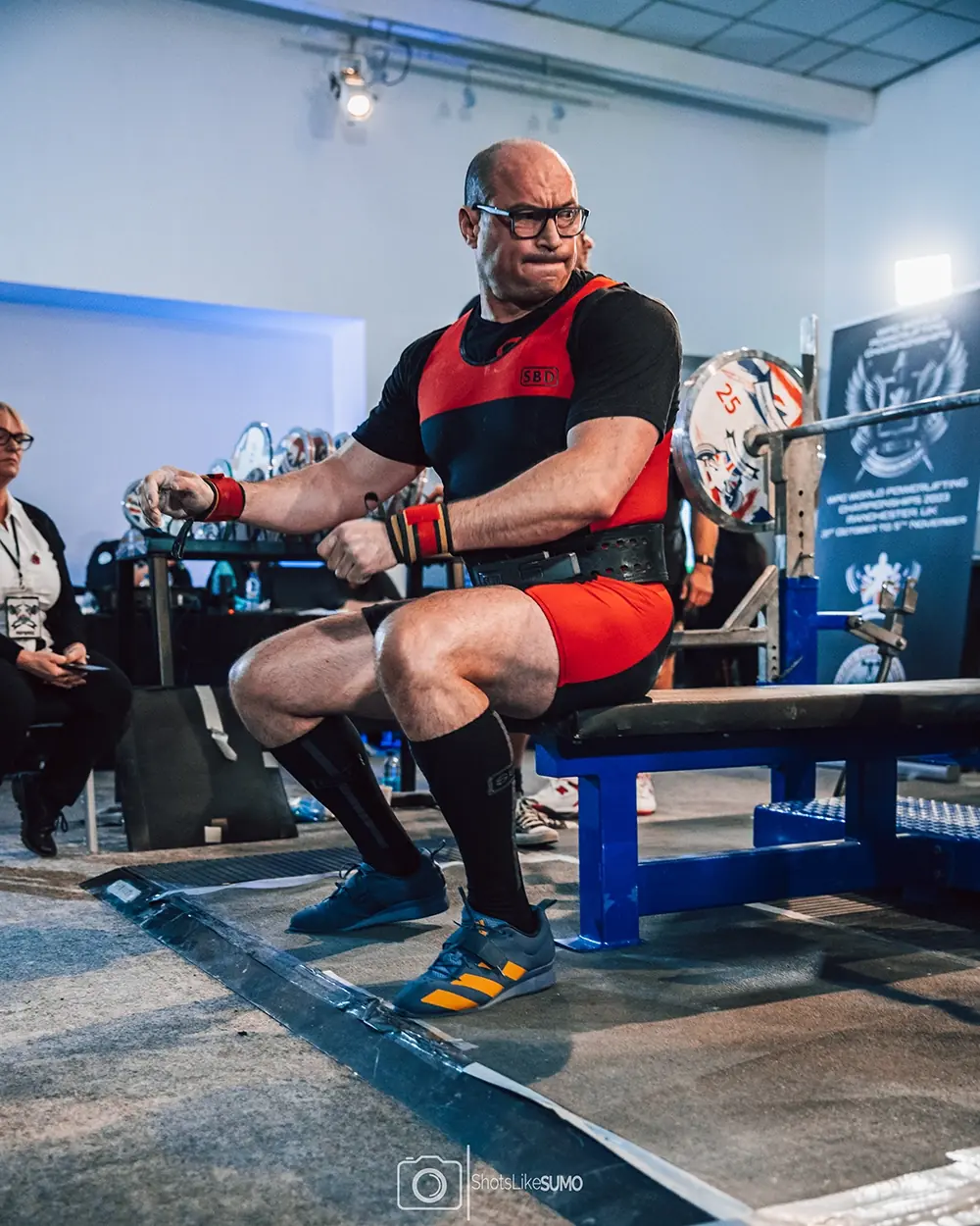 Jason Swalwell coaching at Iron Raven powerlifting gym, Tonbridge