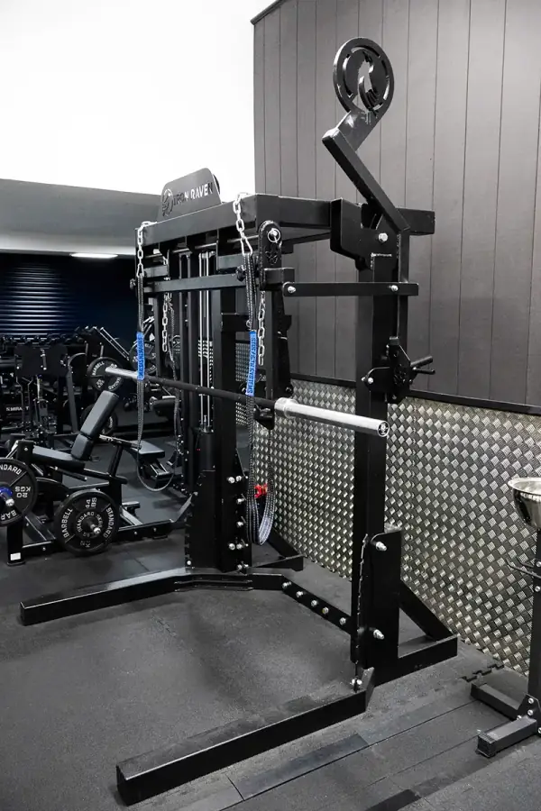 Competition monolift at Iron Raven powerlifting gym, Tonbridge