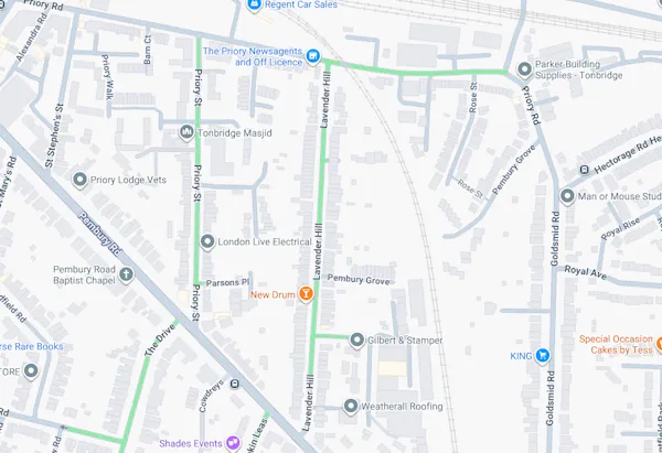 Parking on surrounding roads