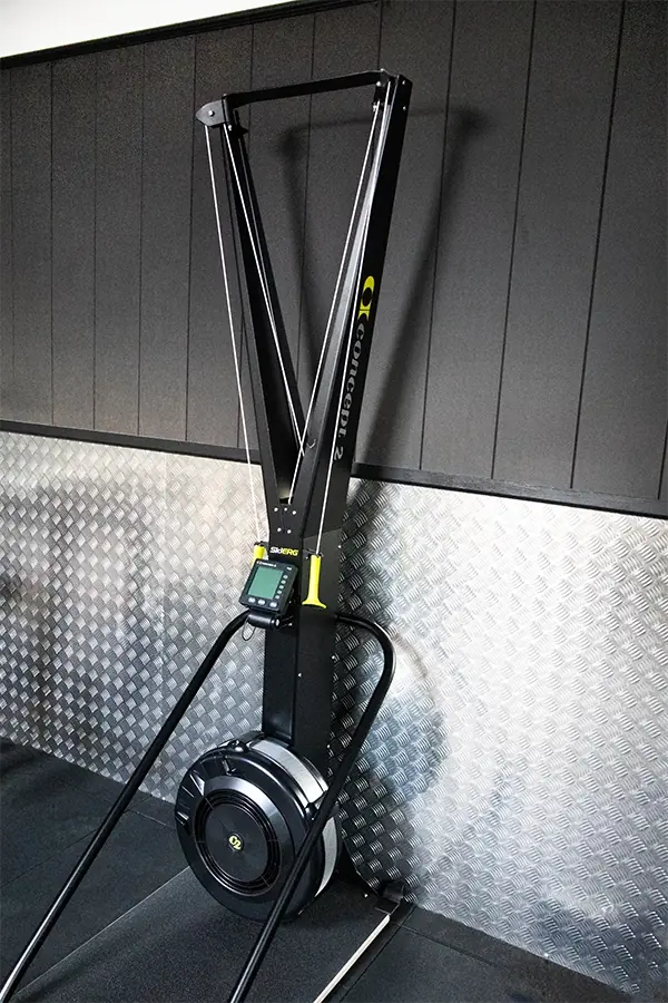 Concept Ski Erg upstairs at Iron Raven Powerlifting Club, Kent